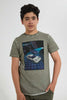 Olive Astronaut T-Shirt