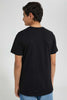 Redtag-Black-Bsr-Splatter-Gaming-Controller-T-Shirt-Graphic-T-Shirts-Senior-Boys-9 to 14 Years