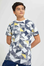 Load image into Gallery viewer, Redtag-White-Printed-T-Shirt-Graphic-T-Shirts-Senior-Boys-9 to 14 Years
