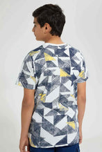 Load image into Gallery viewer, Redtag-White-Printed-T-Shirt-Graphic-T-Shirts-Senior-Boys-9 to 14 Years
