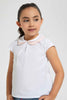 Redtag-White-Collared-Blouse-Blouses-Girls-2 to 8 Years