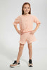 Redtag-Pink-Textured-Set-Sets-Girls-2 to 8 Years