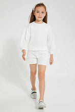 تنزيل الصورة على معرض الصور، Redtag-Ivory-Textured-Knitted-Set-Sets-Girls-2 to 8 Years
