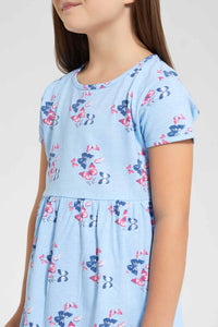 Redtag-Assorted-Knitted-2-Pack-Dress-Dresses-Girls-2 to 8 Years