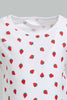 Redtag-Multi-Colour-2Pc-Pack-T-Shirt-Graphic-T-Shirts-Infant-Girls-3 to 24 Months