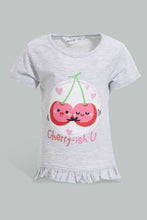 Load image into Gallery viewer, Redtag-Multi-Colour-2Pc-Pack-T-Shirt-Graphic-T-Shirts-Infant-Girls-3 to 24 Months
