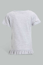 Load image into Gallery viewer, Redtag-Multi-Colour-2Pc-Pack-T-Shirt-Graphic-T-Shirts-Infant-Girls-3 to 24 Months
