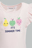 Redtag-Multi-Colour-2Pc-Pack-T-Shirt-Graphic-T-Shirts-Infant-Girls-3 to 24 Months
