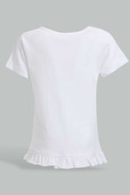 Load image into Gallery viewer, Redtag-Multi-Colour-2Pc-Pack-T-Shirt-Graphic-T-Shirts-Infant-Girls-3 to 24 Months
