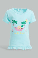 Load image into Gallery viewer, Redtag-Multi-Colour-2Pc-Pack-T-Shirt-Graphic-T-Shirts-Infant-Girls-3 to 24 Months
