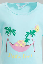 Load image into Gallery viewer, Redtag-Multi-Colour-2Pc-Pack-T-Shirt-Graphic-T-Shirts-Infant-Girls-3 to 24 Months
