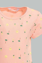Load image into Gallery viewer, Redtag-Multi-Colour-2Pc-Pack-T-Shirt-Graphic-T-Shirts-Infant-Girls-3 to 24 Months
