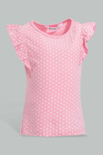 Load image into Gallery viewer, Redtag-Multi-Colour-2Pc-Pack-T-Shirt-Graphic-T-Shirts-Infant-Girls-3 to 24 Months
