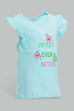 Load image into Gallery viewer, Redtag-Multi-Colour-2Pc-Pack-T-Shirt-Graphic-T-Shirts-Infant-Girls-3 to 24 Months

