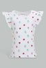Redtag-Multi-Colour-2Pc-Pack-T-Shirt-Graphic-T-Shirts-Infant-Girls-3 to 24 Months