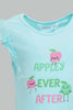 Redtag-Multi-Colour-2Pc-Pack-T-Shirt-Graphic-T-Shirts-Infant-Girls-3 to 24 Months