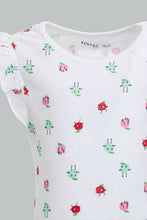 Load image into Gallery viewer, Redtag-Multi-Colour-2Pc-Pack-T-Shirt-Graphic-T-Shirts-Infant-Girls-3 to 24 Months
