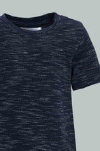 Load image into Gallery viewer, Redtag-Ivory-And-Navy-Casual-Set-(2Pack)-Sets-Infant-Boys-3 to 24 Months

