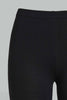 Redtag-Black/White-2Pcs-Pack-Cycling-Leggings-Leggings-Senior-Girls-9 to 14 Years