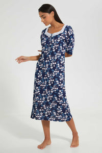 Redtag-Assorted-Allover-Printed-Nightgown-Nightgowns-Women's-