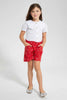 Redtag-White-Textured-Front-Placket-Blouse-Blouses-Girls-2 to 8 Years