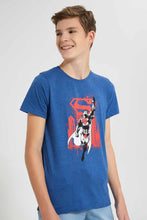 تنزيل الصورة على معرض الصور، Redtag-Blue-Mel-Superman-T-Shirt-Graphic-T-Shirts-Senior-Boys-9 to 14 Years
