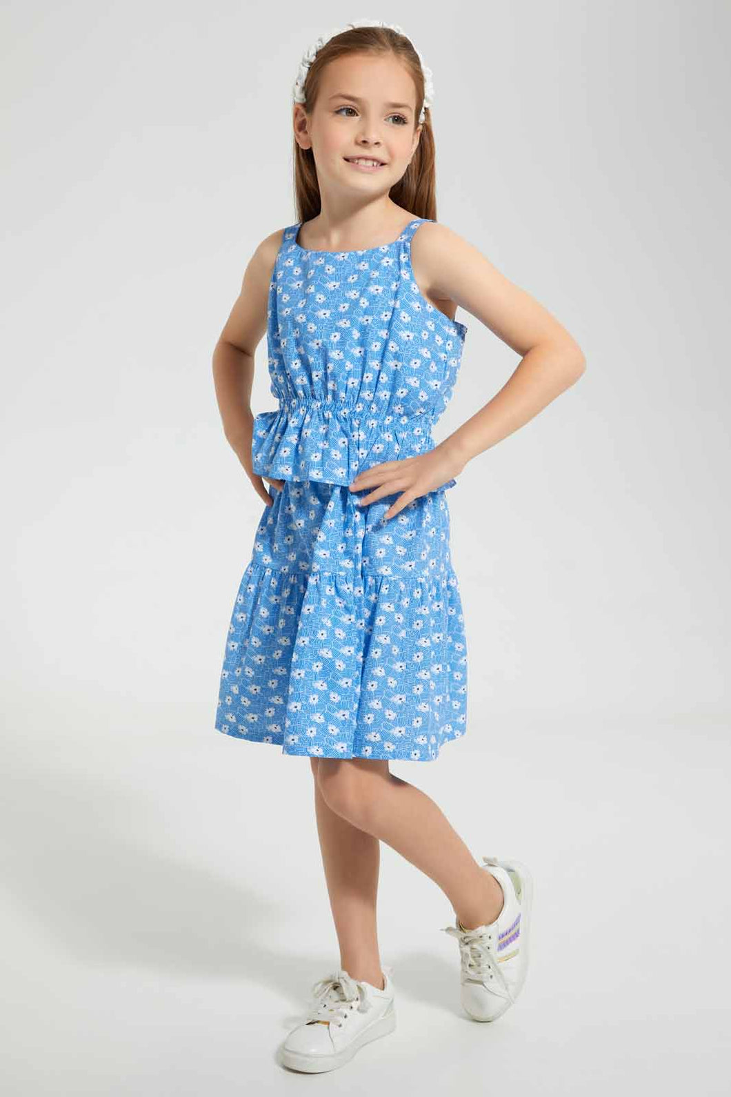 Redtag-Assorted-Printed-Set-Sets-Girls-2 to 8 Years