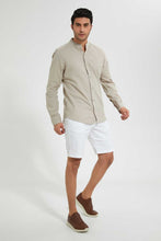 Load image into Gallery viewer, Redtag-White-Printed-Chino-Short-With-Belt-Swimwear--
