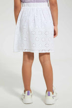 Load image into Gallery viewer, Redtag-White-Shifli-Skirt-Skirts-Girls-2 to 8 Years
