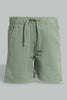 Redtag-Green-Trouser-Pull-On-Shorts-Pull-On-Shorts-Infant-Boys-3 to 24 Months