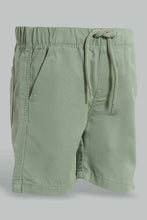 تنزيل الصورة على معرض الصور، Redtag-Green-Trouser-Pull-On-Shorts-Pull-On-Shorts-Infant-Boys-3 to 24 Months
