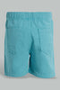 Redtag-Sky-Blue-Trouser-Pull-On-Shorts-Pull-On-Shorts-Infant-Boys-3 to 24 Months