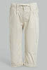 Redtag-Beige-Color-Denim-Pull-Pant-Jeans-Pull-On-Infant-Boys-3 to 24 Months