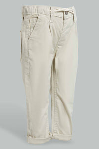 Redtag-Beige-Color-Denim-Pull-Pant-Jeans-Pull-On-Infant-Boys-3 to 24 Months