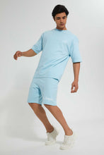 تنزيل الصورة على معرض الصور، Redtag-Blue-Loungewear-SweaT-Shirt-Loungewear--
