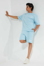 تنزيل الصورة على معرض الصور، Redtag-Blue-Loungewear-SweaT-Shirt-Loungewear--
