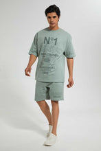 تنزيل الصورة على معرض الصور، Redtag-Green-Loungewear-SweaT-Shirt-Loungewear--
