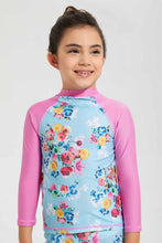 Load image into Gallery viewer, Redtag-Assorted-Printed-Swimsuit-Swimsuits-Girls-2 to 8 Years
