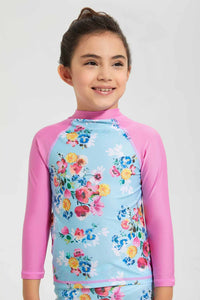 Redtag-Assorted-Printed-Swimsuit-Swimsuits-Girls-2 to 8 Years