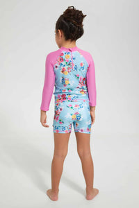 Redtag-Assorted-Printed-Swimsuit-Swimsuits-Girls-2 to 8 Years