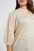 Cream Satin Blouse