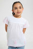 Redtag-White-Embroidered-Blouse-Blouses-Girls-2 to 8 Years