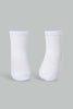 Redtag-White-Solid-Four-Pc-Pack-Full-Length-Socks-Full-Length-Socks-Infant-Girls-3 to 24 Months