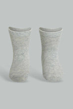 تنزيل الصورة على معرض الصور، Redtag-Pale-Grey-Solid-Four-Pc-Pack-Ankle-Length-Socks-Ankle-Socks-Infant-Girls-3 to 24 Months
