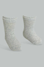 تنزيل الصورة على معرض الصور، Redtag-Pale-Grey-Solid-Four-Pc-Pack-Ankle-Length-Socks-Ankle-Socks-Infant-Girls-3 to 24 Months
