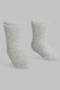 Redtag-Pale-Grey-Solid-Four-Pc-Pack-Ankle-Length-Socks-Ankle-Socks-Infant-Girls-3 to 24 Months