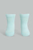 Redtag-Mint-Solid-Four-Pc-Pack-Ankle-Length-Socks-Ankle-Socks-Infant-Girls-3 to 24 Months