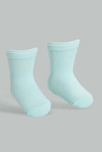 Load image into Gallery viewer, Redtag-Mint-Solid-Four-Pc-Pack-Ankle-Length-Socks-Ankle-Socks-Infant-Girls-3 to 24 Months
