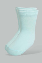 Load image into Gallery viewer, Redtag-Mint-Solid-Four-Pc-Pack-Ankle-Length-Socks-Ankle-Socks-Infant-Girls-3 to 24 Months
