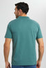 Redtag-Green-Polo-Shirt-With-Flat-Knit-Collar-&-Cuff-Polo-Shirts-Men's-